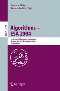 Buy Algorithms -- ESA 2004 | by Susanne Albers | Tomasz Radzik | Springer — BookShops.in