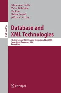 Buy Database and XML Technologies | by Sihem Amer-Yahia | Zohra Bellahsène | Ela Hunt | Springer | by Sihem Amer-Yahia | Zohra Bellahsène | Ela Hunt | Springer | by Sihem Amer-Yahia | Zohra Bellahsène | Ela Hunt | Springer | by Sihem Amer-Yahia | Zohra Bellahsène | Ela Hunt | Springer | by Sihem Amer-Yahia | Zohra Bellahsène | Ela Hunt | Springer | by Sihem Amer-Yahia | Zohra Bellahsène | Ela Hunt | Springer | by Sihem Amer-Yahia | Zohra Bellahsène | Ela Hunt | Springer | by Sihem Amer-Yahia | Zohra — BookShops.in
