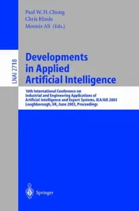 Buy Developments in Applied Artificial Intelligence (English, Ali Moonis | Paul Chung | Chris Hinde) — BookShops.in
