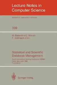 Buy Statistical and Scientific Database Management (English, Maurizio Rafanelli | John C. Klensin | Per Svensson) — BookShops.in