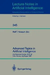 Buy Advanced Topics in Artificial Intelligence (English, Rolf T. Nossum) — BookShops.in