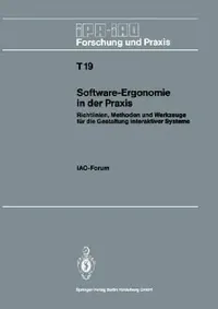 Buy Software-Ergonomie in Der PRAXIS (English, Hans-Jörg Bullinger) — BookShops.in