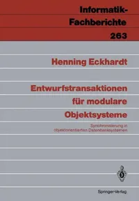 Buy Entwurfstransaktionen Für Modulare Objektsysteme (English, Henning Eckhardt) — BookShops.in
