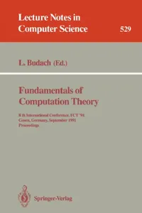 Buy Fundamentals of Computation Theory (English, Lothar Budach) — BookShops.in