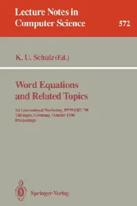 Buy Word Equations and Related Topics (English, Klaus U. Schulz) — BookShops.in