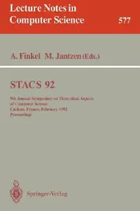 Buy Stacs 92 (English, Alain Finkel | Matthias Jantzen) — BookShops.in