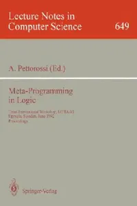 Buy Meta-Programming in Logic (English, Alberto Pettorossi) — BookShops.in