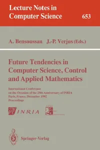 Buy Future Tendencies in Computer Science, Control and Applied Mathematics (English, Alain Bensoussan | Jean-Pierre Verjus) — BookShops.in