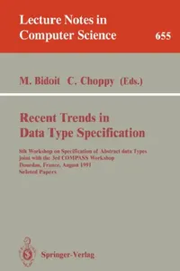 Buy Recent Trends in Data Type Specification (English, Michel Bidoit | Christine Choppy) — BookShops.in