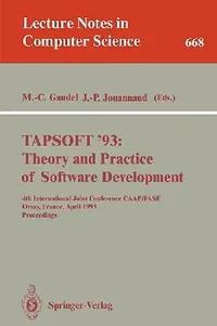 Buy Tapsoft '93 (English, Marie-Claude Gaudel | Jean-Pierre Jouannaud) — BookShops.in