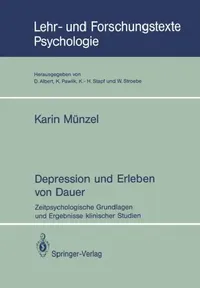 Buy Depression Und Erleben Von Dauer (English, Karin Münzel) — BookShops.in