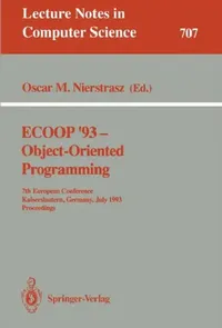Buy Ecoop '93 - Object-Oriented Programming (English, Oscar M. Nierstrasz) — BookShops.in