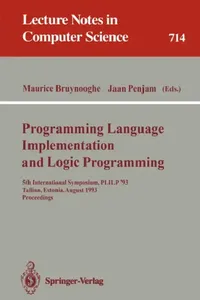 Buy Programming Language Implementation and Logic Programming (English, Maurice Bruynooghe | Jaan Penjam) — BookShops.in