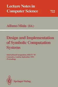 Buy Design and Implementation of Symbolic Computation Systems (English, Alfonso Miola) — BookShops.in