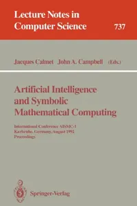 Buy Artificial Intelligence and Symbolic Mathematical Computing (English, Jacques Calmet | John A. Campbell) — BookShops.in