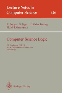Buy Computer Science Logic (English, Egon Börger | Yuri Gurevich | Karl Meinke) — BookShops.in