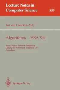 Buy Algorithms - ESA '94 | by Jan Van Leeuwen | Springer | by Jan Van Leeuwen | Springer | by Jan Van Leeuwen | Springer | by Jan Van Leeuwen | Springer | by Jan Van Leeuwen | Springer | by Jan Van Leeuwen | Springer | by Jan Van Leeuwen | Springer | by Jan Van Leeuwen | Springer | by Jan Van Leeuwen | Springer | by Jan Van Leeuwen | Springer | by Jan Van Leeuwen | Springer | by Jan Van Leeuwen | Springer | by Jan Van Leeuwen | Springer | by Jan Van Leeuwen | Springer | by Jan Van Leeuwen | Springer — BookShops.in