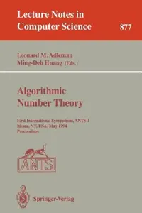 Buy Algorithmic Number Theory (English, Leonard M. Adleman | Ming-Deh Huang) — BookShops.in
