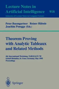 Buy Theorem Proving with Analytic Tableaux and Related Methods (English, Peter Baumgartner | Reiner Hähnle | Joachim Posegga) — BookShops.in