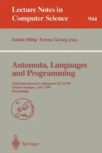 Buy Automata, Languages and Programming (English, Zoltan Fülöp | Ferenc Gecseg) — BookShops.in
