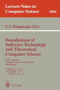 Buy Foundations of Software Technology and Theoretical Computer Science (English, P. S. Thiagarajan) — BookShops.in