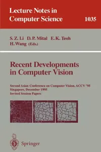 Buy Recent Developments in Computer Vision (English, Stan Li | Dinesh Mital | Eam K. Teoh) — BookShops.in