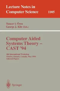 Buy Computer Aided Systems Theory - Cast '94 (English, Tuncer I. Ören | George J. Klir) — BookShops.in