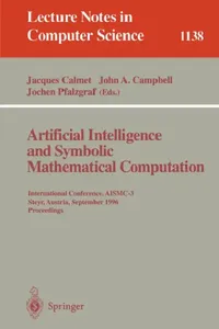 Buy Artificial Intelligence and Symbolic Mathematical Computation (English, Jaques Calmet | John A. Campbell | Jochen Pfalzgraf) — BookShops.in