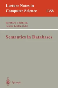 Buy Semantics in Databases (English, Bernhard Thalheim | Leonid Libkin) — BookShops.in