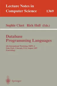 Buy Database Programming Languages (English, Sophie Cluet | Rick Hull) — BookShops.in