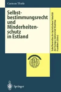Buy Selbstbestimmungsrecht Und Minderheitenschutz in Estland (English, Carmen Thiele) — BookShops.in
