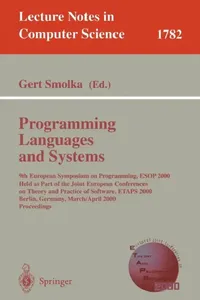 Buy Programming Languages and Systems (English, Gert Smolka) — BookShops.in