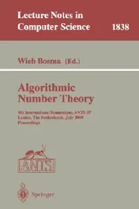 Buy Algorithmic Number Theory (English, Wieb Bosma) — BookShops.in