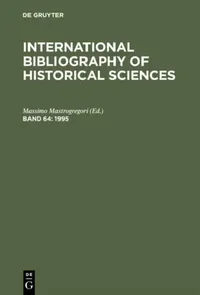 Buy International Bibliography of Historical Sciences (English, Massimo Mastrogregori) — BookShops.in