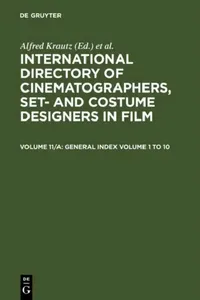 Buy Film Titles, General Index Volume 1 - 10 (English, International Federation of Film Archive) — BookShops.in