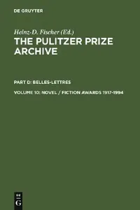 Buy Novel / Fiction Awards 1917-1994 (English, Heinz-D Fischer) — BookShops.in