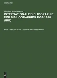 Buy International Bibliography of Bibliographies 1959-1988 (English, Not Available (NA)) — BookShops.in