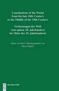 Buy National Constitutions / Constituciones Nacionales / Nationale Verfassungen (English, Horst Dippel) — BookShops.in