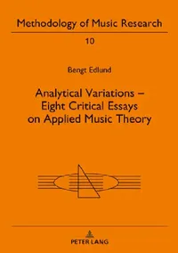 Buy Analytical Variations - Eight Critical Essays on Applied Music Theory (English, Nico Schüler | Bengt Edlund) — BookShops.in