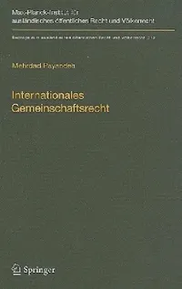 Buy Internationales Gemeinschaftsrecht (English, Mehrdad Payandeh) — BookShops.in