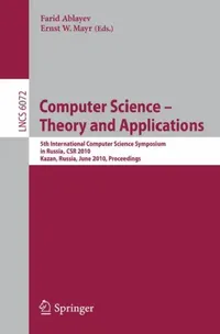 Buy Computer Science - Theory and Applications (English, Farid M. Ablaev | Ernst W. Mayr) — BookShops.in