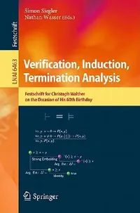 Buy Verification, Induction, Termination Analysis (English, Simon Siegler | Nathan Wasser) — BookShops.in