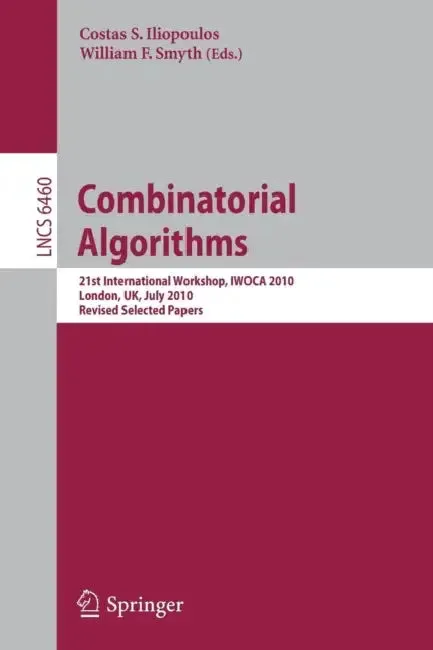 Combinatorial Algorithms (English, Costas S. Iliopoulos | William F. Smyth)