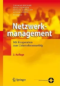 Buy Netzwerkmanagement (English, Thomas Becker | Ingo Dammer | Jürgen Howaldt) — BookShops.in