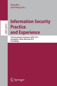 Buy Information Security Practice and Experience (English, Feng Bao | Jian Weng) — BookShops.in