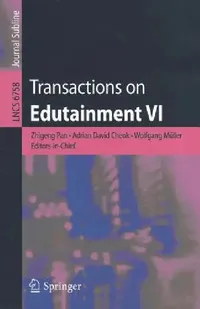 Buy Transactions on Edutainment VI (English, Zhigeng Pan | Adrian David Cheok | Wolfgang Müller) — BookShops.in