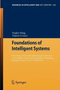 Buy Foundations of Intelligent Systems (English, Yinglin Wang | Tianrui Li) — BookShops.in