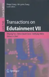 Buy Transactions on Edutainment VII (English, Zhigeng Pan | Adrian David Cheok | Wolfgang Mueller) — BookShops.in