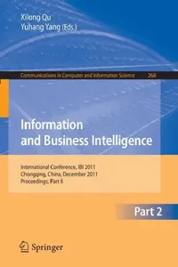 Buy Information and Business Intelligence (English, Xilong Qu | Chenguang Yang) — BookShops.in