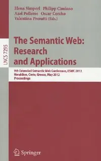 Buy The Semantic Web (English, Elena Simperl | Philipp Cimiano | Axel Polleres) — BookShops.in